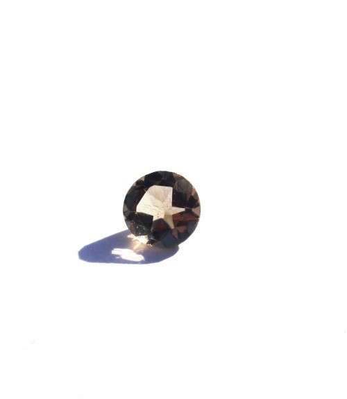 0.73 ct 6mm Round Smoky Quartz