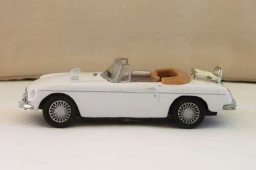 Unknown make - White MGB Cabriole.