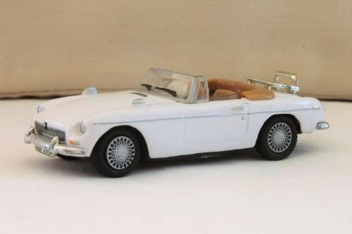 Unknown make - White MGB Cabriole.