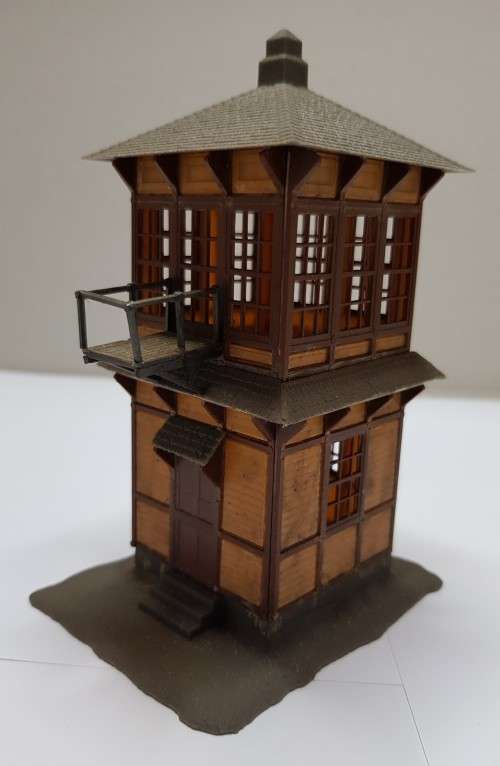 Tall Watchtower with viewing deck.