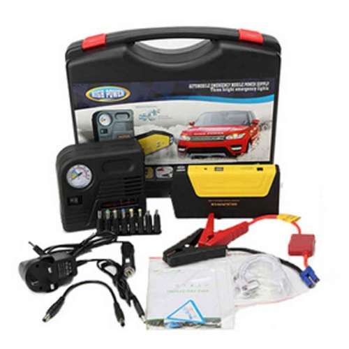 Bulk from 6 /// 50800mAh Jump Starter Car Power Bank kit with pump