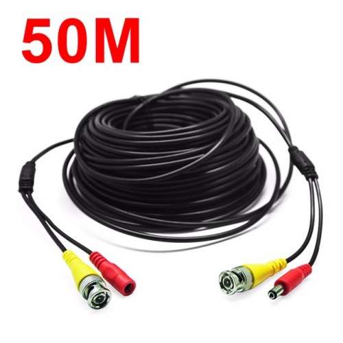 Brand new 50m CCTV CABLE - RCA/BNC WITH POWER