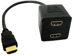 Brand new Hdmi Splitter Adapter Cable (1 Hdmi in 2 Hdmi out) connect 1 unit to 2 output