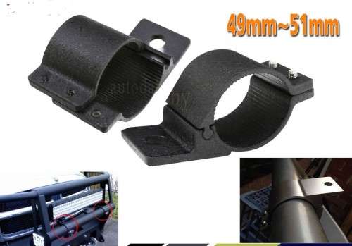 Brand new Set  Bullbar Mounting Bracket Clamp 49 51mm for LED Work Light Bar