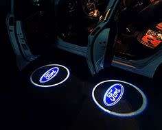 2pcs Universal Wireless Car Projection LED Projector Door Shadow Light Welcome Light Laser Emblem