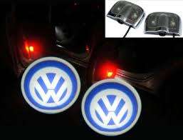 2pcs Universal Wireless Car Projection LED Projector Door Shadow Light Welcome Light Laser Emblem