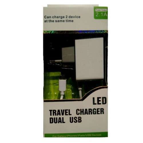 Brand new LED Travel Charger Dual USB