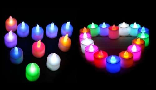 LED Smokeless Candles (24 Pieces)