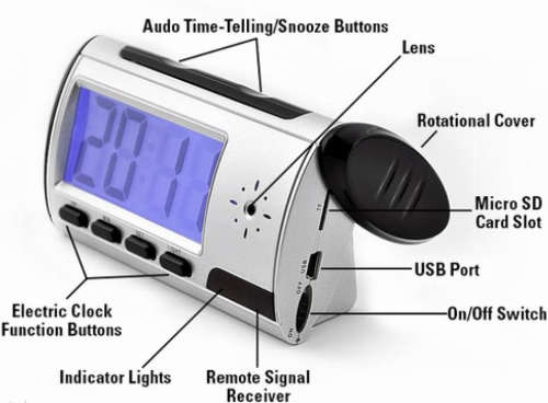 Brand new Multi-function Clock Camera
