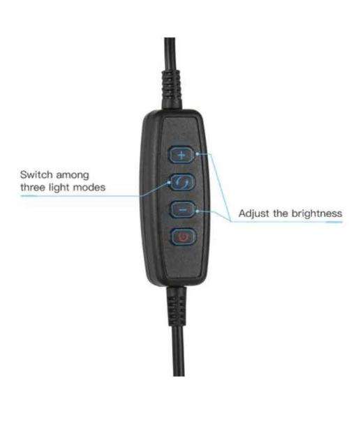 Selfie Ring White Light with Stand