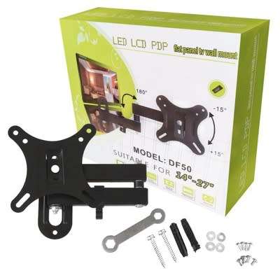Stock from 6//LED LCD PDP Flat Panel Tv Wall Mount 14-27INCH  MODEL DF50