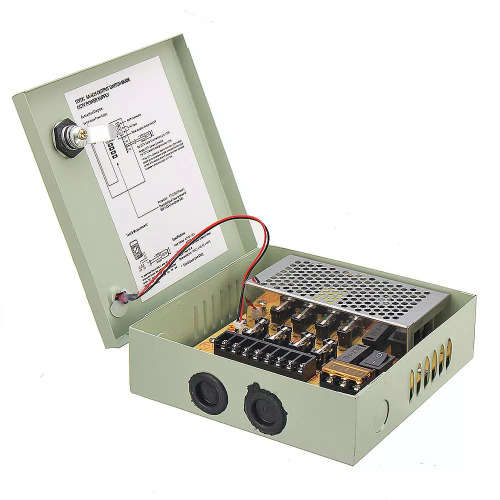 CCTV Power Supply 12vdc 5A 4ch Out put Switch Mode CCTV Power Supply