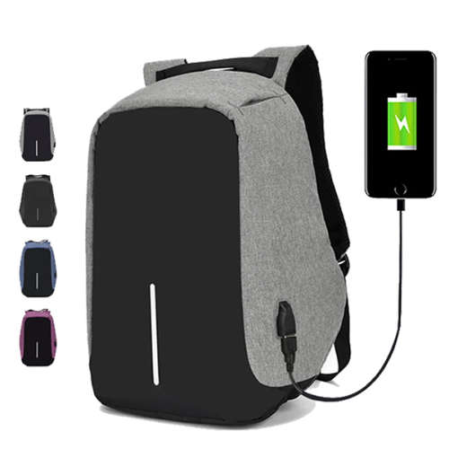 Anti Theft Travel Backpack Laptop school Bag With USB Charging Port