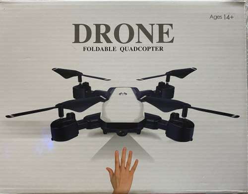 DRONE 4K dual cameras  WHITE (ages 14+)
