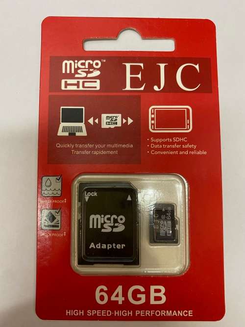 EJC 64GB Micro SD Card