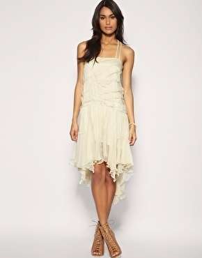 NEW ASOS Chiffon Seam Panel Dress Size 8