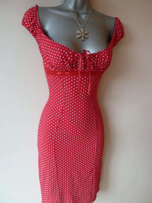 Red wiggle dress on sale