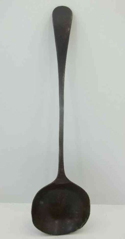 Very Old & Full Of Character Ashberry Metal Ladle (1861-1935) Length 33,5cm
