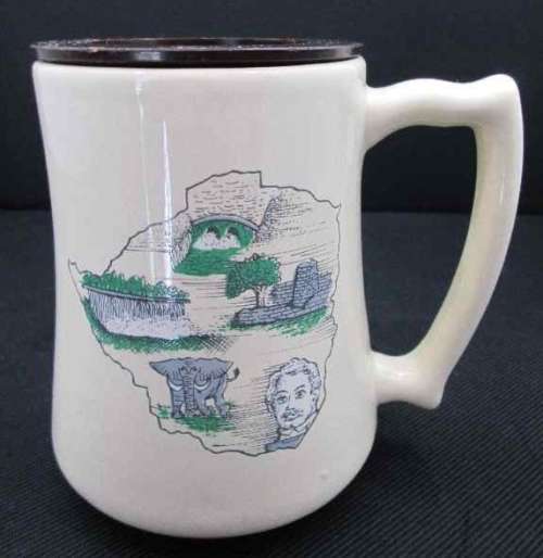Rhodesian Prime Ministers Ceramic Tankard - Height 13,5cm