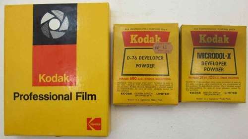 Kodak D-76 & Microdol-X Developer Powder + Kodak Professional Film