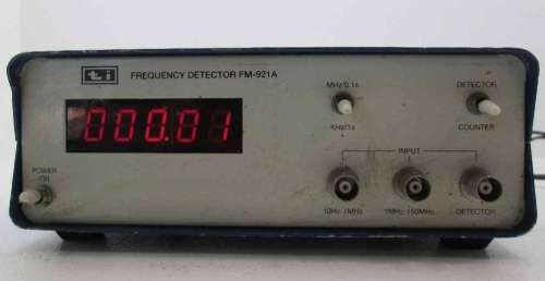 Vintage TI Frequency Detector FM-921A