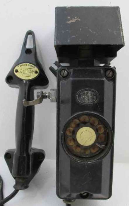 Vintage Fernsig Essen Mining Telephone