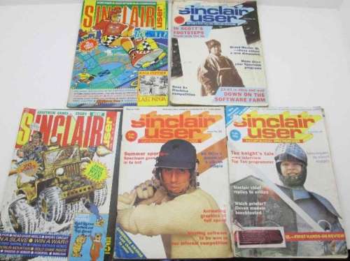 Sinclair User - July & August 1984; January 1985; June & November 1987