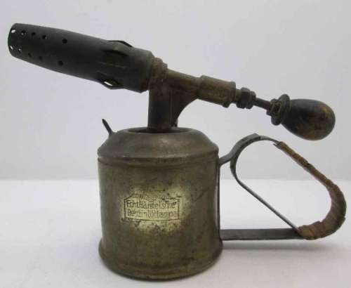 Schutz Marke Echt Hahnelsche Lampe, Made In Germany ~ Vintage Blowtorch
