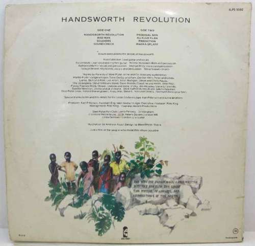 Handsworth Revolution - Steel Pulse , 1978 - Island, ILPS 9502