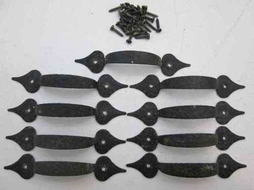 9X Lovely Vintage Metal Handles -  13cm/2cm/2,5cm