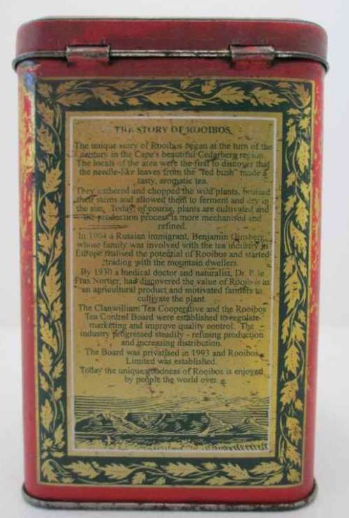 Vintage Rooibos Tea Tin - 15cm/10,5cm/10,5cm