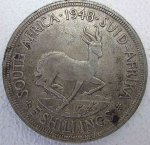 5 Shillings 1948 South Africa/Suid-Afrika
