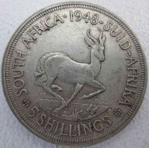 5 Shillings 1948 South Africa/Suid-Afrika