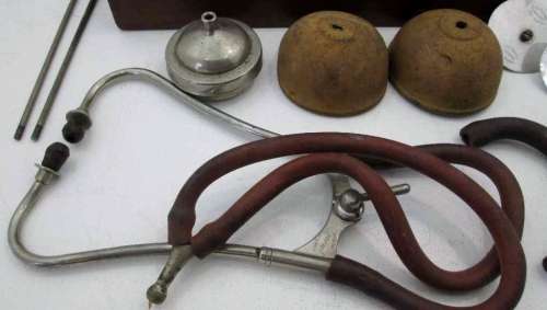 Rare & Collectible Antique c1910 Capac Bin-Aural Boxed Stethoscope