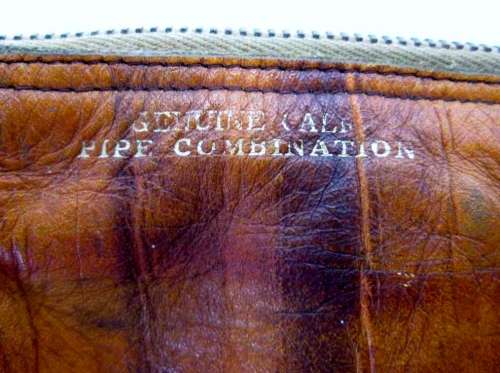 Vintage Genuine Calf Skin Pipe Storage Bag - 19cm/10cm