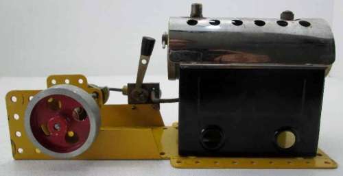 Meccano Joblot Including c1970's Meccano Steam Engine - 100+ Pieces