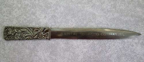 Romeo Y Julieta Havanna Cigars - Capital Tobacco Co Letter Opener - Length 18,5cm