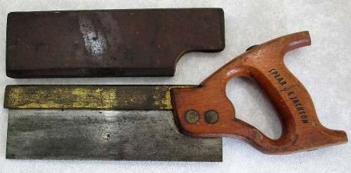 Vintage Spear & Jackson Saw + Wood Sheath - 32cm/7cm