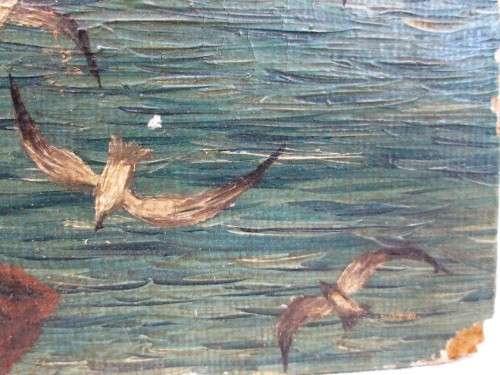 Very Old Oil Painting - M Alldred - 35cm/25cm