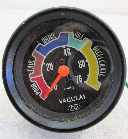 Vintage FD Vacuum Gauge