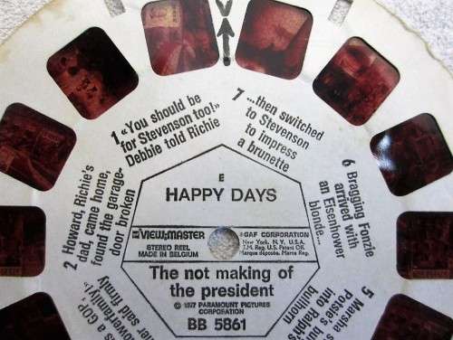 Vintage GAF View-Master Reel - Happy Days BB 5861