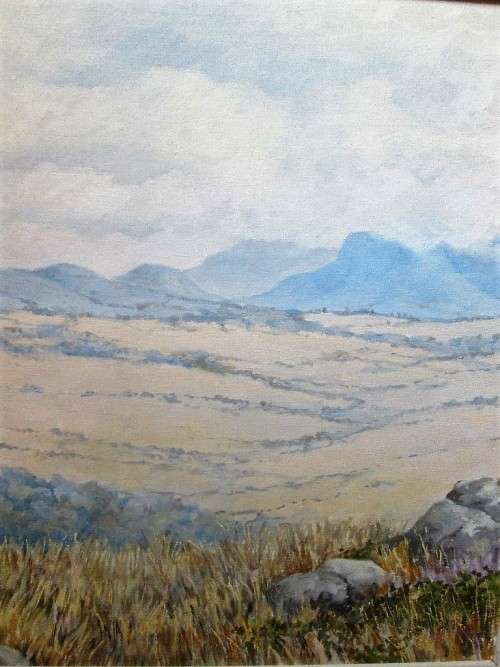 Stunning Large Original ND Linde Painting - Frame: 105cm/76cm; Picture: 88cm/58cm - Lovely Condition