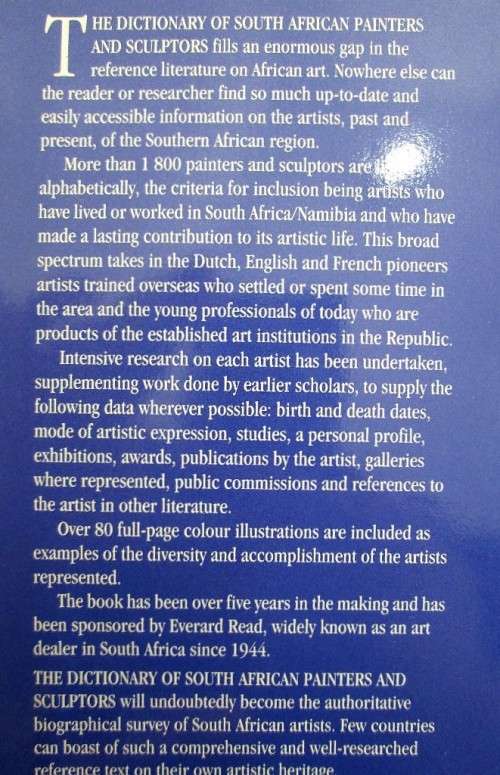 Dictionary Of South African Painters And Sculptors - Grania Ogilvie, Carol Graff - Everard Read,1988