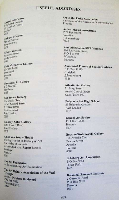 Dictionary Of South African Painters And Sculptors - Grania Ogilvie, Carol Graff - Everard Read,1988