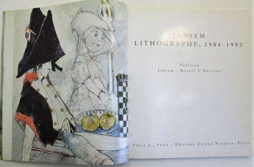 Jansem Lithographe 1984-1993 - Jean Jansem - Flora J / Navarra, 1993