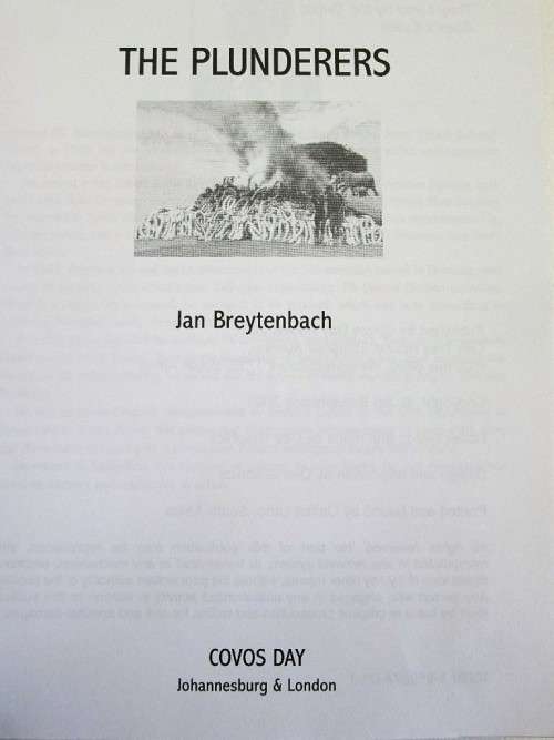 The Plunderers - Jan Breytenbach - Covos Day, 2001