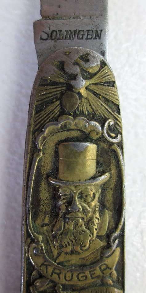 Rare Commemorative Eendracht Maakt Macht - Paul Kruger & De Wet Pocket Knife