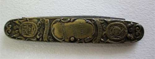 Rare Commemorative Eendracht Maakt Macht - Paul Kruger & De Wet Pocket Knife