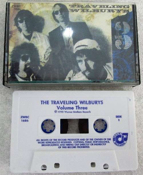 The Traveling Wilburys - Volume Three, 1990 - Cassette Tape