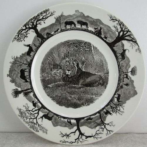 Kruger National Park Wedgwood Plate: Lion - 1 Edition Of A Series Of 6
